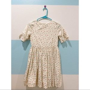 Gymboree Metallic Spot Dress With Ruffle Details